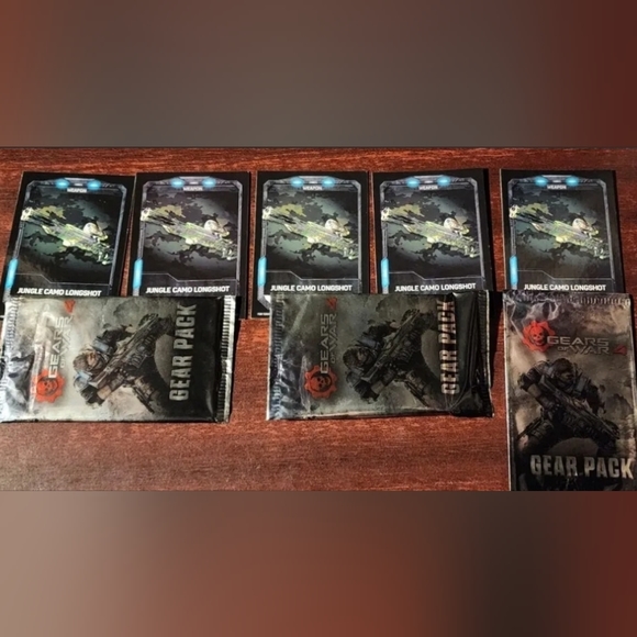 RARE Gears 4 Booster Packs (OPENED) - Picture 5 of 11